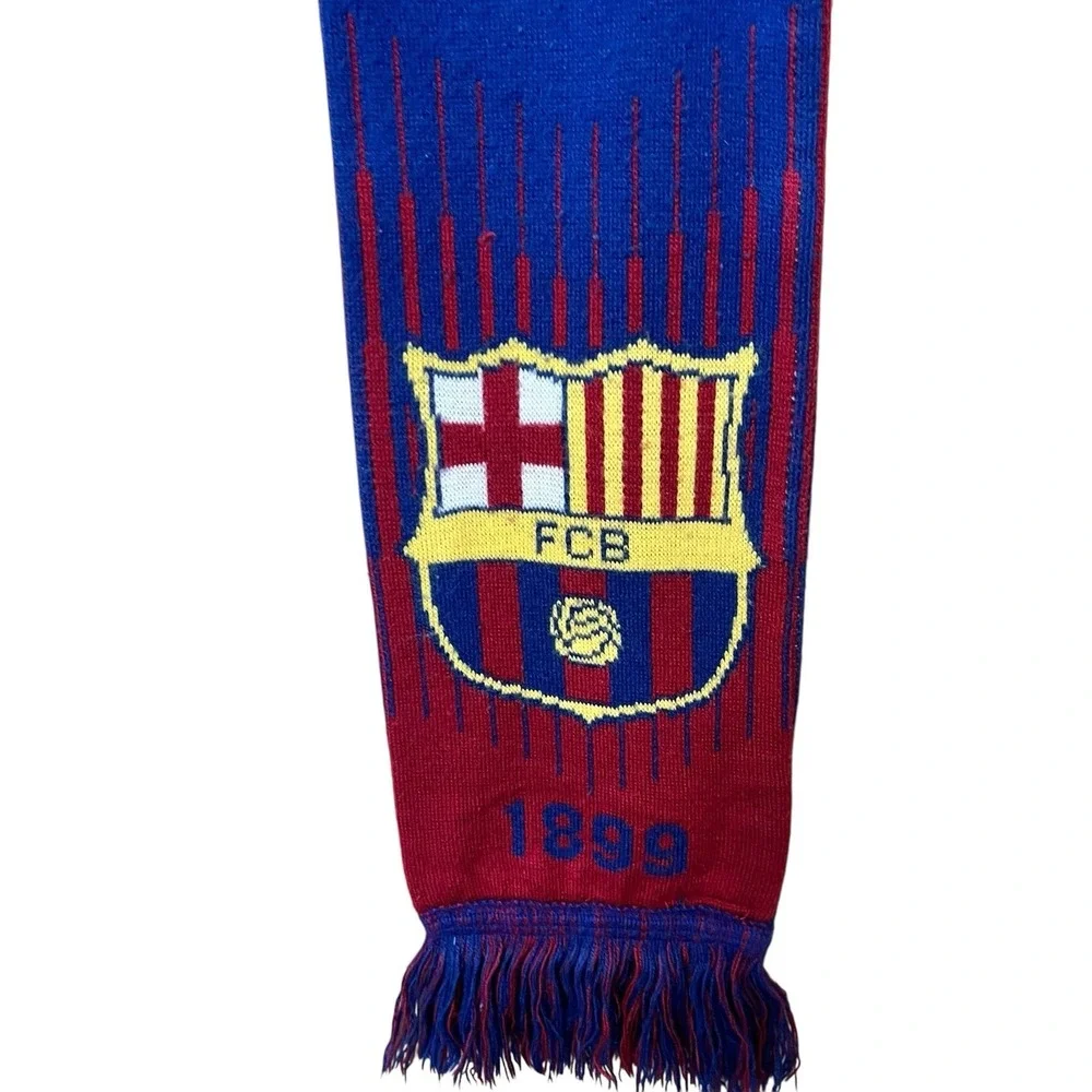 FC Barcelona Home Scarf 62 Inch Soccer Football Fan Club Blaugrna Catalonia Gift